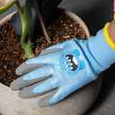 PROMEDIX P Kids Gardening Gloves Rubber Coated Work Gloves for Children Age 3-5,Soft & Breathable for Outdoor Play & DIY