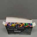 Markers for Adult Coloring Books No Bleeding, Dual Tip Acrylic Paint Markers, Brush & Fine Tip, Art Supplies for Rock Painting, Plastic, Wood, Canvas & Outdoor Projects (60 Colors) (1 Count (Pack of 60), Multicolor)