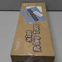 Ring Toss Game for Kids, Indoor & Outdoor Game for Family and Adults with 5 Poles, 2 Bases and 16 Rings in 4 Colors, Soft Foam Toy for Kids Backyard Ring Toss Fun (BLUE & ORANGE)