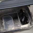 Annie & Mia Design Electric Lunch Box for Adults, 100w 3.5L 2-Layer Portable Food Warmer, Dual Mode 2.5L + 1L Heated Lunch Box for Adults, Home/Car/Office/Truck Use, Lonchera Elctrica Porttil (Steel Glacier)