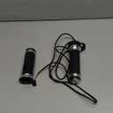 Electric Twist Throttle Grips, Electric Scooter Three Speed Throttle Handlebar, LED Battery Voltage Display Electric Bike Throttle Accelerator Aluminium Speed Control