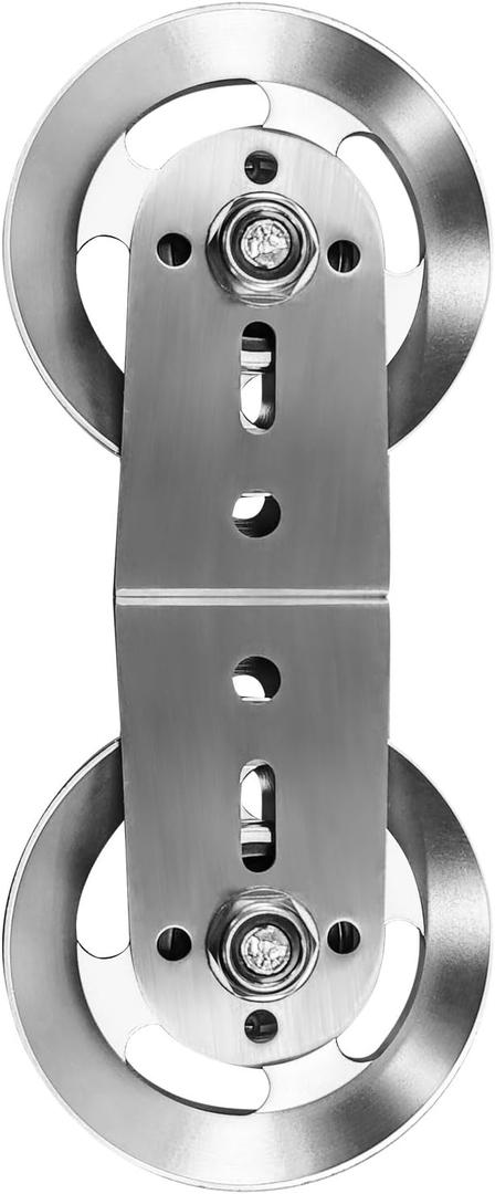 Swivel Dual Pulleys 360 Rotation Roller Double Pulley Wheel for DIY Home Gym Cable Machines Silent Bearing Swivel Groove Wheel Pull Down Attachment Weight Lifting