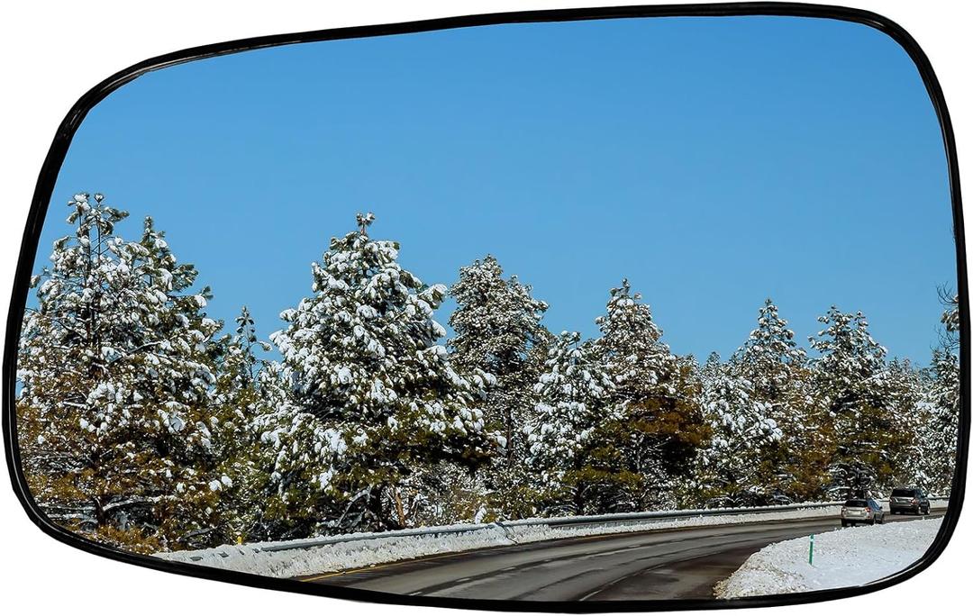 Mirror Glass Compatible with 2013-2018 Nissan Altima Sedan with Backing Plate Driver Left Side