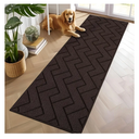 hicorfe Kitchen Rugs,Super Absorbent Polypropylene Non-Slip Rug,Soft Comfort Floor Mat,Washable for Kitchen, Hallway, Office, Sink, Laundry (20" x 60",Coffee)