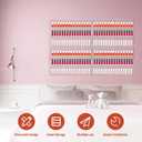 Yaeccc 2 Pack Acrylic Nail Polish Rack,20 * 27 Inch Hold Up to 384 Bottles, 6 TIER Nail Polish Organizer Wall Mounted,Nail Polish Organizer(3 Inch Deep)