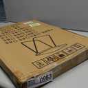 HYYTEIBL 16.2" × 14.1" Acrylic Folding Table, Small Lightweight End Table for Living Room, Bedroom and Small Room, Sturdy Metal Frame with No Assembly Required, Space-Saving Storage Design (Tawny)