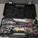 WETOLS 17" Rivet Nut Tool, Hand Rivet Tool Kit with 11 Metric & SAE Mandrels M3 M4 M5 M6 M8 M10 M12, 10-24, 1/ 4-20, 5/ 16-18, 3/ 8-16, 110pcs Rivnuts, Sturdy Case Packed, Auto Release Nut Design, WE-896