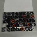 37 Size 1075 Pcs Faucet Washers & O-Rings Kit & Plumbing Gasket 3-in-1 Home Universal Rubber Washers Assortment Kit for Faucet Hose Spigot Plumbing Seal Repair with Pick Hook