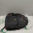 SHRRADOO Extra Large 50L Travel Laptop Backpack with combination lock, College High School Backpack Airline Approved Business Work Bag Fits 17 Inch Computer for Men Women (Black)