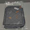 Sunheir Washable Pee Pads for Dogs , Thick Heavy Absorbency Reusable, Prevent Leakage, Waterproof , Non-Slip Pee Pads for Puppy Playpen, Crate, Whelping Box, Potty Training, Grey, 2 packs (Leaves - Deep Grey)