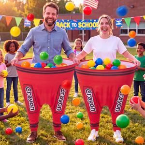 Hollowfly 22 Pcs Granny Pants Yard Game Back to School
