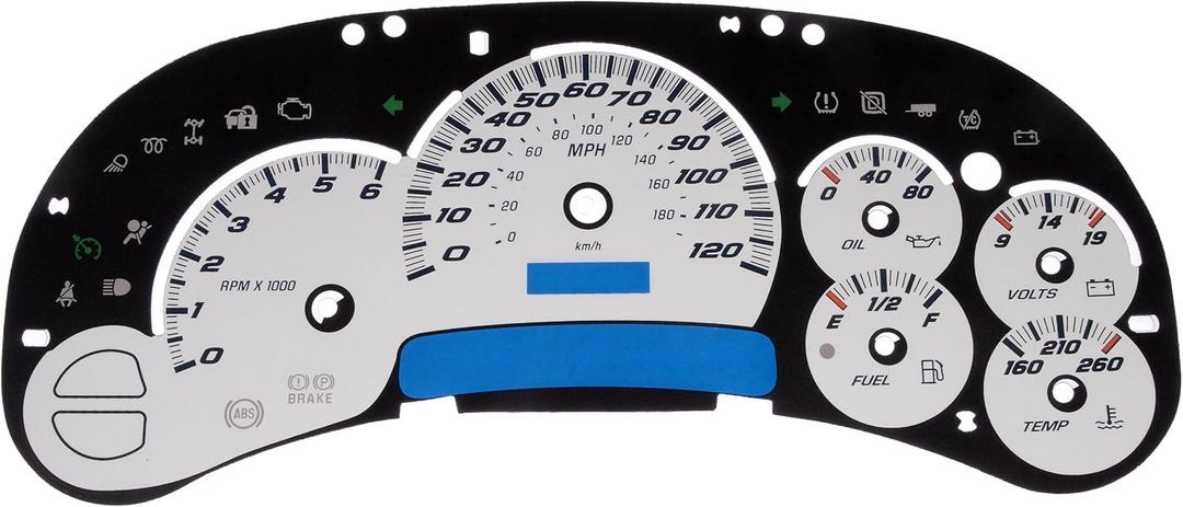 Dorman 10-0103B Instrument Cluster Upgrade Kit Compatible with Select Chevrolet/GMC Models