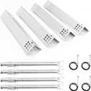 Grill Replacement Parts for Monument Grills 24367, 35633, 17842, 24633, 41847NG, 77352, 77352MB, Burner Tube A0212926 Heat Plate D010012307 Grill Parts for Monument Grills 4-Burner Gas Grill