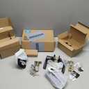 Veise Keyless Entry Door Lock with 2 Lever Handles - Electronic Keypad Deadbolt, Easy Installation Digital Smart Front Door Lock Set, Matte Black