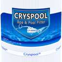 Cryspool 09008 Filter Compatible with CFR-75, C-9475, 42-3509-00-R, PJ75, PJ75-4, FC-1480, 75 Sq. Ft Spa Filter Cartridge, 1 Pack