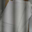 EMEMA White Privacy Sheer Curtains 96 Inches Long 2 Panels Set, Non-See-Through Light Filtering Semi Sheer Curtains for Bedroom Living Room, Window Drapes That Let Light in, 52x96 Inch