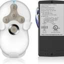 Universal Ceiling Fan Remote Control Kit, Compatible with Hunter, Harbor Breeze Hampton Bay, 3-Speed Control Fans with Dimmer, Remote Works with Hunter 99122 99123 99600