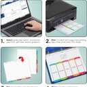 4 x Avery Jan-Dec Customizable Table of Contents Dividers for 3 Ring Binders, 12-Tab Set, Multicolor, 1 Set (11847) (One Size)