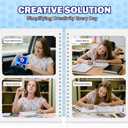 A5 3D Glossy Cover Spiral Notebook  Cute Hardcover Notebook with 160 Pages/80 Sheets  Kids School Notebook  Gift Notebook for Girls & Boys  Little Footballer