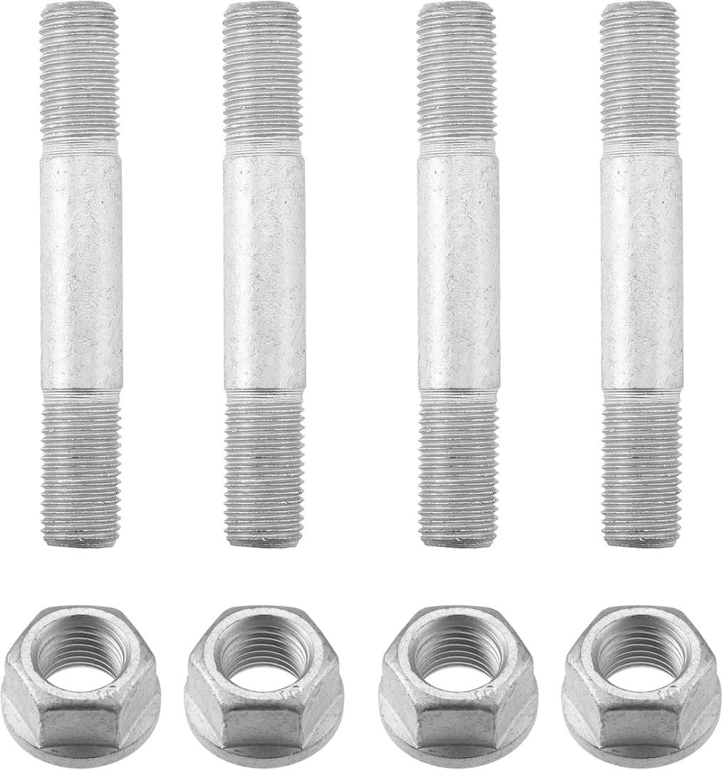 X AUTOHAUX 4 Set Wheel Hub Mounting Hardware Kit for Ford F250 F350 F450 F550 Excursion 1999-2004 Metal Silver Tone F81Z1107AA