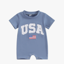 FYBITBO Infant Baby Boy Girl Clothing Santa Long Sleeve Jumpsuit Romper Newborn First Christmas Outfit One Piece Clothes, 3-6M