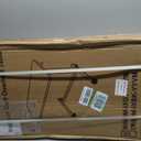 Vaunn Medical Pneumatic Adjustable Overbed Bedside Table With Wheels (Hospital and Home Use)