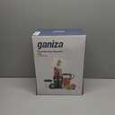 Ganiza Blender for Smoothies, 14 Pcs Smoothie Blender for Kitchen, Max 1300W Portable Blenders for Shakes Ice Crushing Grinding & More with 2 X 37 oz, 23 oz Cups, Perfect for Home & On - the - Go (Black)