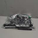 8000mAh Battery Operated Wall Sconce with Remote Control, 3000K-6000K Dimmable Black Wireless Rechargeable Wall Sconces Set of Two with Timer Function for Living Room, Bedroom, Stairwell, TV 24 Inch