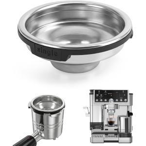Single Cup Filter Basket Compatible with Ninja Luxe Cafe Accessories ES701, Stainless Steel Coffee Pressurized Porous Filter, Portafilter Basket Reusable Coffee Filter for Ninja Luxe Cafe