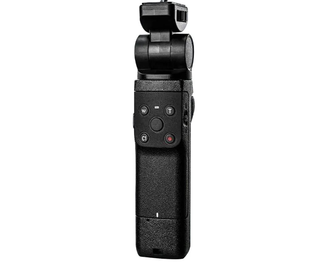 Wireless Remote Tripod Grip Camera Tripod Grip Handle Vlogging Stabilizer 360 Rotation 180 Tilt Dual Device Pairing with Zoom Focus Video Control for Vlog Live