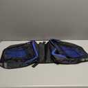 Just E Joy Bicycle Saddle Bag, Waterproof Panniers for Bicycles, Mountain Bike Basket Rear Seat Double Luggage Rack with Adjustable Hook Handle Reflective Trim and Large Pockets