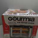 Gourmia French Door Digital Air Fryer Oven - XL 25QT Capacity, 12 Presets, FryForce 360° Tech, Dehydrate, Proof, Slow Cook, Fits 13” Pizza, 1700W, Stainless Steel