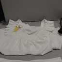 KFUBUO Womens Pajamas Set 2 Piece Ruffle Pj Soft Tank Top and Shorts Sleepwear Set Bridal Pajama for Women Set (X-Large, White)