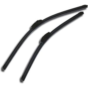 TuningPros WBP-24-21 Bracketless Windshield Wiper Blade, 24" (600mm) Driver Side & 21" (525mm) Passenger Side, Set of 2