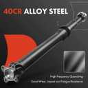A-Premium Rear Drive Shaft Driveshaft Assembly Compatible with Land Rover Range Rover Sport 2006 2007 2008 2009 2010 2011 2012 2013, 4WD AWD, 4.2L 4.4L 5.0L, Replace# TVB500390, Complete Prop Shaft
