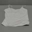 PINKMSTYLE Women's Basic Double Lined Scoop Neck Tank Tops Adjustable Cami Tank Summer Sleeveless Tops size s