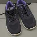 STQ Tennis Shoes Women's Sneakers Breathable Mesh Walking Shoes Arch Support Orthopedic Athletic Workout Gym Running Shoe for Travel Jogging Sports Cross Training (9.5, Grey Purple)