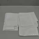 Junkin 20 Pcs Adhesive Pockets for Planners Index Card Pockets Planner Accessories Folder Self Sticky Clear Ideal Holder Top Open Add Storage Space to Notebooks Journal Office School Vinyl, 2 Styles