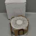 YumSur Drink Coasters Set of 6 with Holder Absorbent Ceramic Stone Coasters with Cork Bottom Heat and Scratch Resistance Decorative Drink Mats Cup (White and Black)