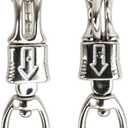 Saddles & Such Quick Release Panic Snap WRectangular Swivel 1inch X 4-12inch 2 Pack