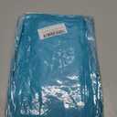 LUSHVIDA 2 Packs Vinyl Card Tablecloth with Flannel Backing 48x48 inch - Waterproof Plastic Picnic Table Cover for Square Folding Table Cloth with Elastic Corners, Teal