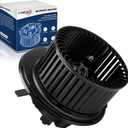 AC Blower Motor with Fan Fits for Volkswagen VW Jetta GTI Golf Eos Tiguan CC Rabbit Passat, 2006-2013 Audi A3, HVAC Heater Blower Motor, Replace 700182, 1K1-819-015
