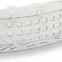 Handy Housewares Kitchen Sink Caddy Dish Soap Scrubber Sponge Holder Basket with Suction Cups - Clear (1 Pack)