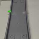 The HC Companies 23.5 Inch Venetian Rectangular Plant Saucer - Indoor Outdoor Plastic Plant Trays for Pots - 23.5"x7.5"x1.3" Warm Gray (1 Pack Only)