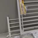 Cumbor 29.7-40.6" Baby Gate for Stairs, Mom's Choice Awards Winner-Dog Gate for Doorways, Pressure Mounted Auto-Close Pet Gates for Dogs Indoor, Safety Child Gate with Easy Walk Thru Door, White