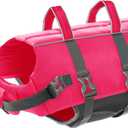 Outward Hound Granby Splash Dog Life Jacket, High-Buoyancy Dog Life Vest for Swimming, Boating, and Water Safety, Large, Pink (Large (Chest Girth: 28"-32"))