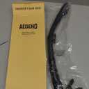 Aegend Diving Dry Snorkel for Adult & Youth - Snorkeling Gear with Top Dry Valve, Perfect for Snorkeling, Freediving, Swimming and Scuba Diving, Black