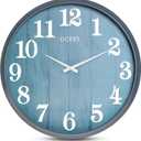 OCEST Large Indoor Outdoor Clock, 18 Inch Waterproof Oversized Wall Clock, Silent Battery Operated for Garden Pool Patio Living Room Office Decorative