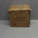 Calenzana 5x5x5 Inches Shipping Boxes Set of 25, White Corrugated Cardboard Box for Mailing Packing Small Business