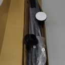 Ausemku Shower Curtain Rod 32-80 Inch Adjustable - 1 Inch Diameter Heavy Duty No drill Spring Tension Shower Rod, Non-Slip Rustproof Telescopic Rod for Bathroom, Black